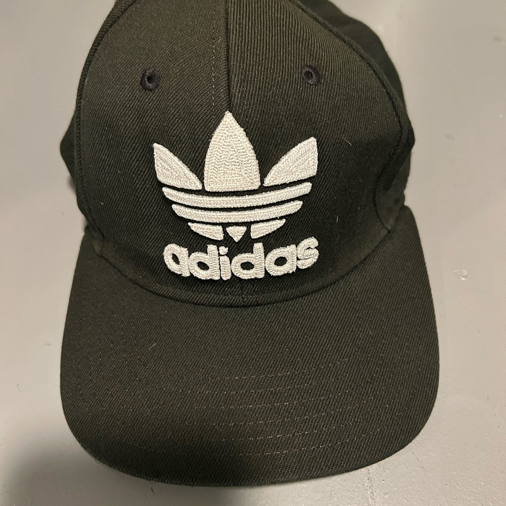 3/$20 Vintage Adidas Black with White Trefoil Logo
